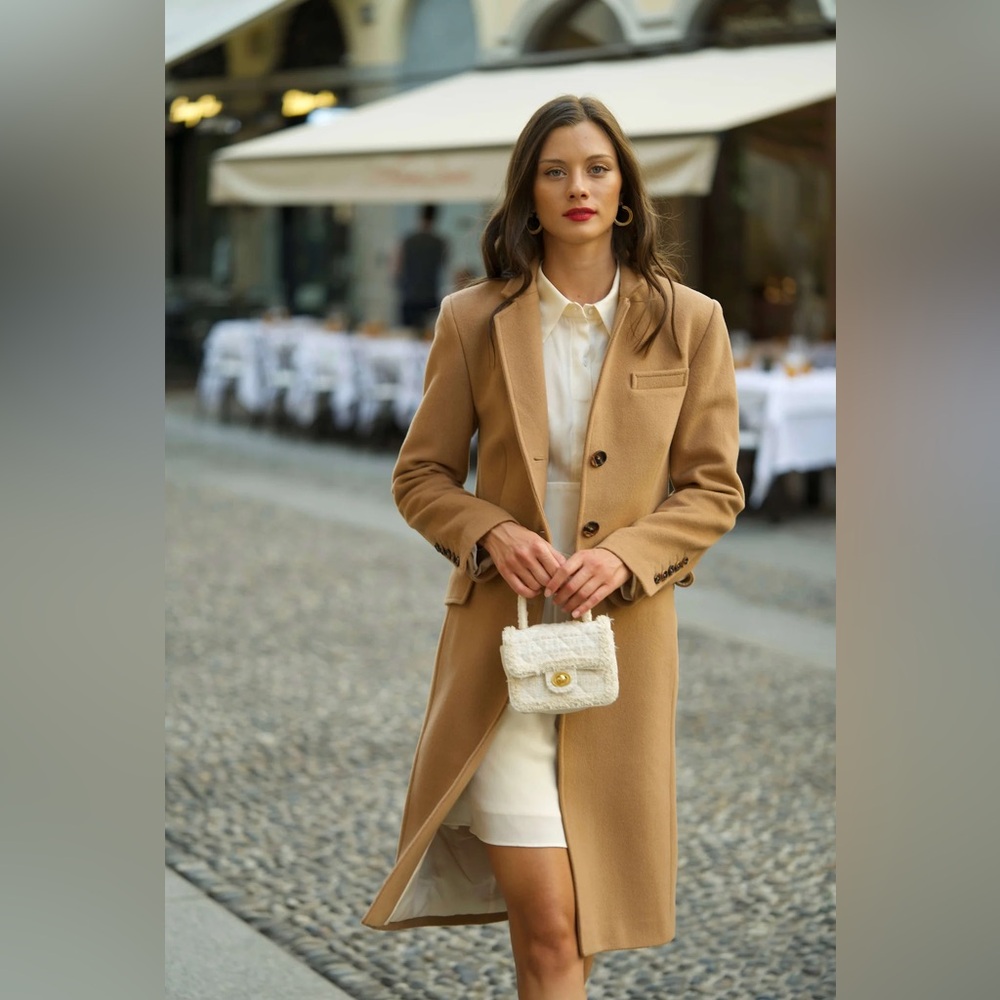 Gaala Alexandre Coat in Tan, Size: XS